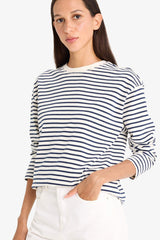 Premium Regular Crew Neck Long Sleeve T-Shirt.