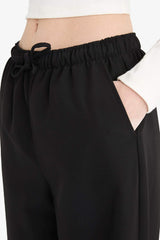 Wide Leg Regular Waist Trousers