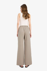Wide Leg Regular Waist Trousers