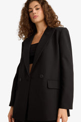 Regular Fit Taffeta Blazer