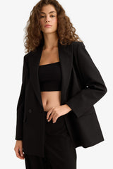 Regular Fit Taffeta Blazer