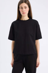 Oversize Fit Crew Neck Short Sleeve T-Shirt