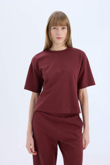 Oversize Fit Crew Neck Short Sleeve T-Shirt