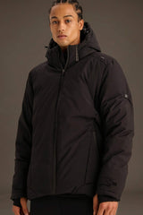 USB Heated, Water Repellent, Windproof, Hooded, Zippered Winter Ski Jacket