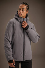 USB Heated, Water Repellent, Windproof, Hooded, Zippered Winter Ski Jacket