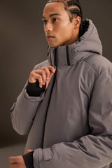 USB Heated, Water Repellent, Windproof, Hooded, Zippered Winter Ski Jacket