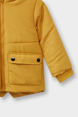 Baby Boy Hooded Zippered Coat