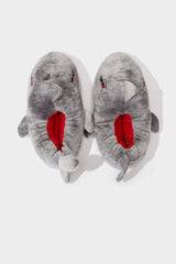 Male Shark Themed Chunky Sole Slippers