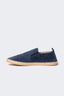 Mens Flat Sole Leather Suede Espadrilles
