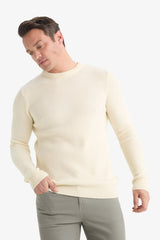 Standard Fit Crew Neck Knitwear Sweater
