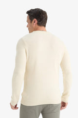 Standard Fit Crew Neck Knitwear Sweater
