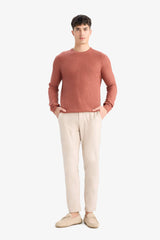 Standard Fit Crew Neck Knitwear Sweater