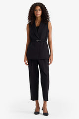 Slim Fit Jacket Collar Vest