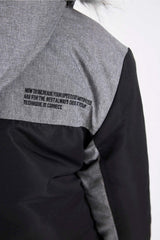 Boys Detachable Faux Fur Collar Hooded Plush Lining Parka