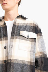 Relax Fit Plaid Lumberjack Long Sleeve Shirt