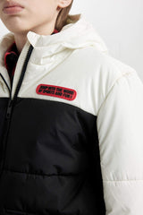 Boys Waterproof Hooded Zippered Pocket Fleece Lined Coat