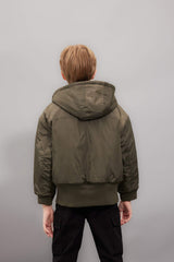 Boys Double-Sided Hooded Coat