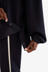 DeFactoFit Long Fit Stand Collar Zippered Modal Sweatshirt