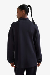 DeFactoFit Long Fit Stand Collar Zippered Modal Sweatshirt