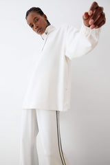 DeFactoFit Long Fit Stand Collar Zippered Modal Sweatshirt