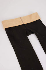 Women's Heart Pattern Thermal Tights