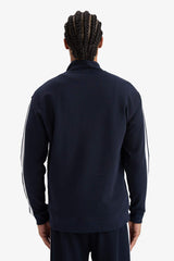Standard Fit Stand Collar Sports Sweatshirt