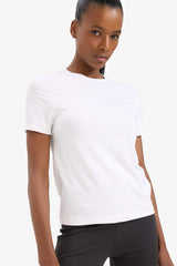 DeFactoFit Standard Fit Cycling Collar Athmando Basic Flat Short Sleeve T-shirt