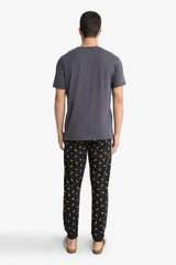 Batman Pajama Set Regular Fit Short Sleeve Top Long Bottom