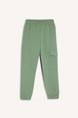 Girls Cargo Pocket Elastic Waist and Leg Jogger Sweatpants