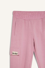 Girls Cargo Pocket Elastic Waist and Leg Jogger Sweatpants