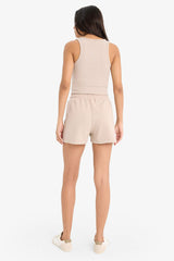 Regular Fit Flexible Waist Bermuda Shorts