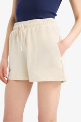 Regular Fit Flexible Waist Bermuda Shorts