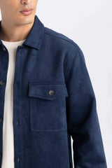 Regular Fit Long Sleeve Overshirt