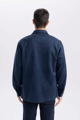 Regular Fit Long Sleeve Overshirt