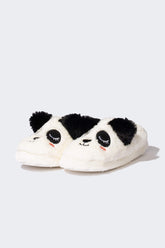 Girls Panda Themed Thick-Soled Home Slippers