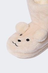 Girls Flat Sole Slippers