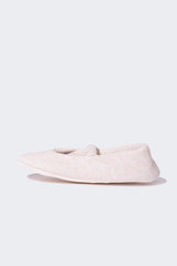 Girls Ballerina-Look Flat Sole Slippers