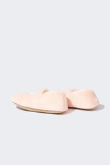 Girls Ballerina-Look Flat Sole Slippers