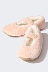 Girls Ballerina-Look Flat Sole Slippers