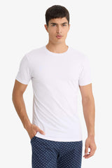Slim Fit Slim Cut Crew Neck Top