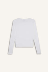 Slim Fit Slim Cut Crew Neck Basic Plain Long Sleeve T-Shirt