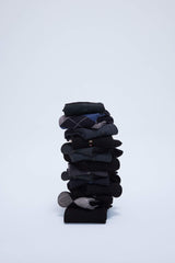 Mens Seamless Diamond Pattern Ultra Soft 2-Pack Bamboo Premium Long Socks