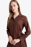 Regular Fit Poplin Tie-Up Long-Sleeve Shirt Tunic