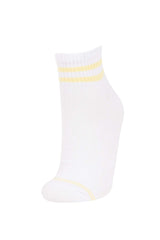 Women Comfortable Elastic 5-Pack Cotton Ankle Socks