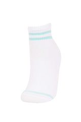 Women Comfortable Elastic 5-Pack Cotton Ankle Socks