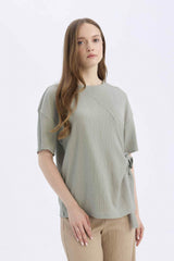 Relax Fit Crew Neck Short Sleeve T-Shirt