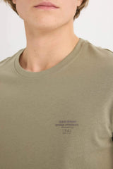 Slim Fit Crew Neck Printed Short Sleeve T-Shirt