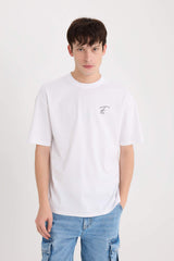 Comfort Fit Crew Neck Printed T-Shirt