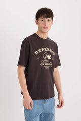 Boxy Fit Crew Neck T-Shirt