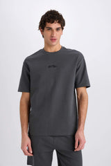 Boxy Fit Crew Neck Printed T-Shirt